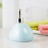 Ceramic Soap Dispenser handwash Pump for Bathroom, Set of 1, Blue (7972)