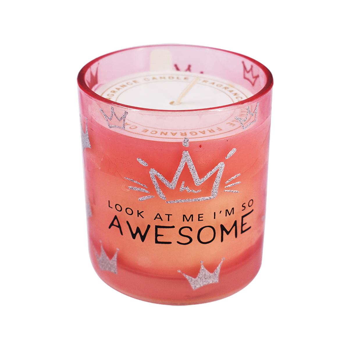 Soy Wax Scented Candle in Glass Jar (40H Burn Time) (AXW1313-B)