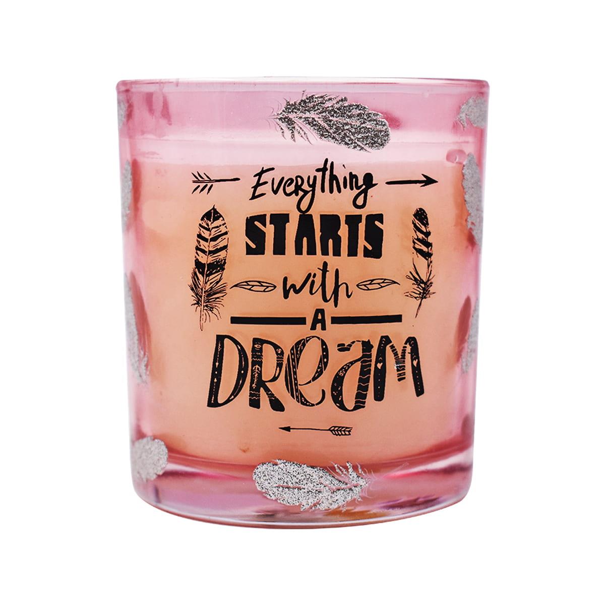 Soy Wax Scented Candle in Glass Jar (40H Burn Time) (AXW1313-A)