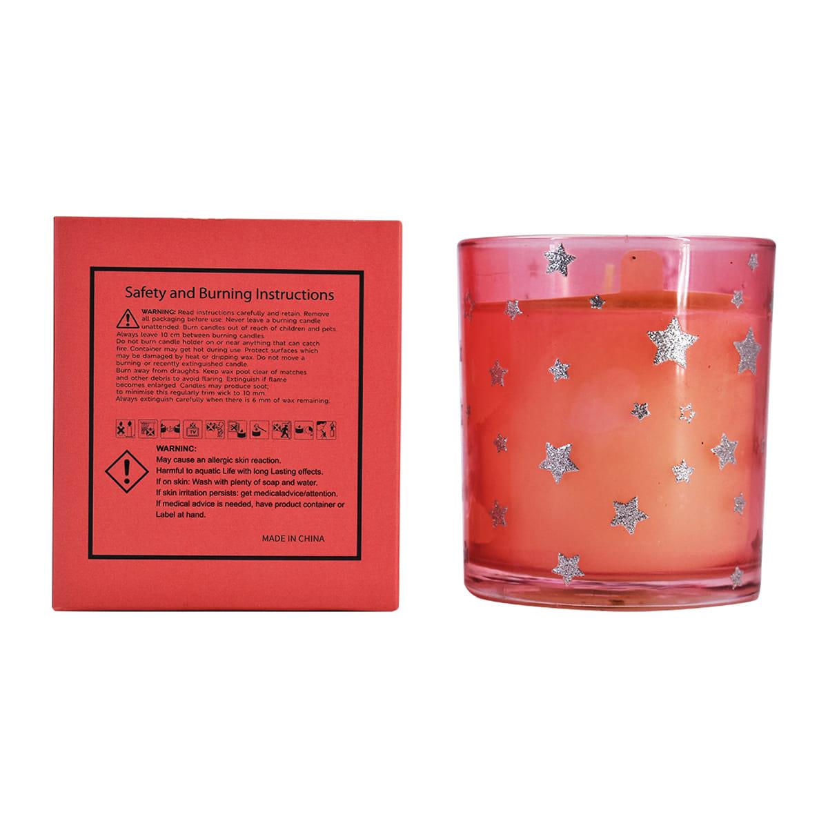 Soy Wax Scented Candle in Glass Jar (40H Burn Time) (AXW1313-C)