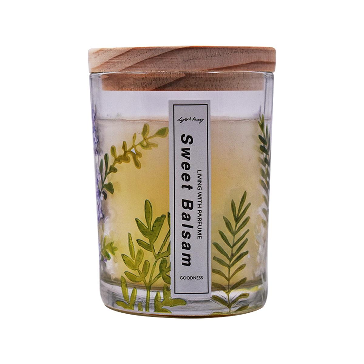 Soy Wax Scented Candle in Glass Jar (40H Burn Time) (AXW2035-A)