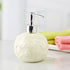Ceramic Soap Dispenser handwash Pump for Bathroom, Set of 1, Pista Green (8018)