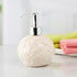 Ceramic Soap Dispenser handwash Pump for Bathroom, Set of 1, Beige (8019)