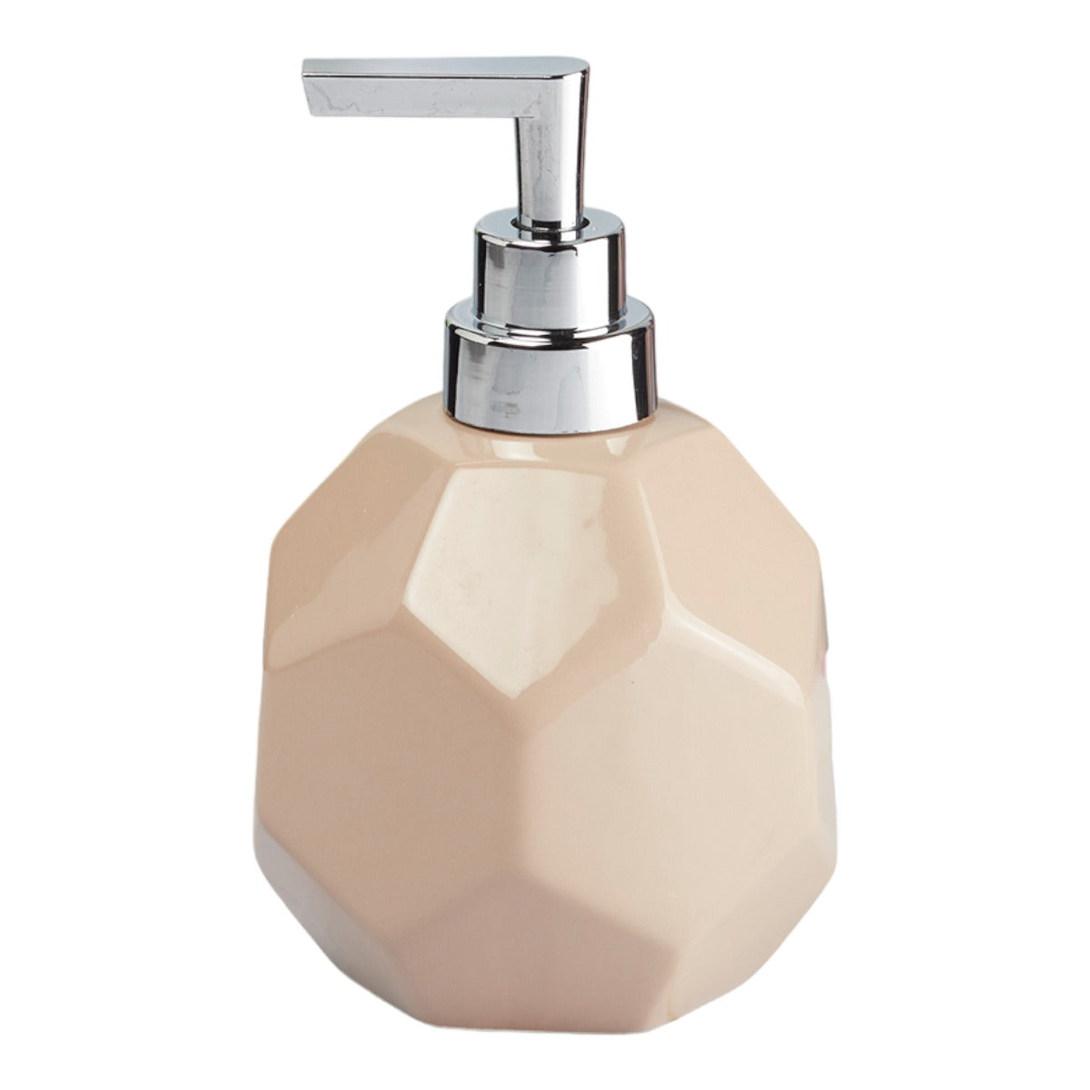 Ceramic Soap Dispenser handwash Pump for Bathroom, Set of 1, Brown (8026)