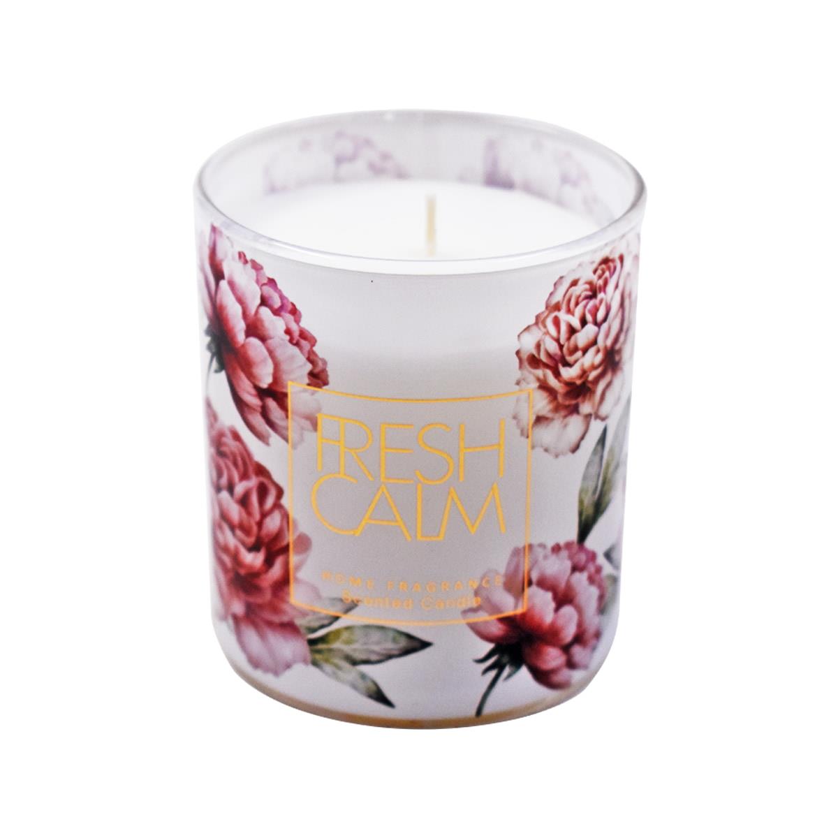 Soy Wax Scented Candle in Glass Jar (40H Burn Time) (AXW2045-A)