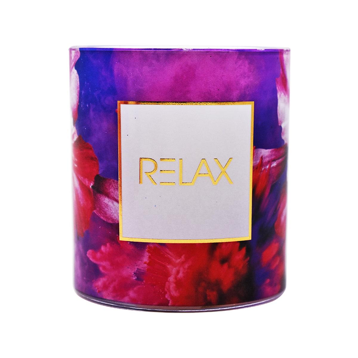 Soy Wax Scented Candle in Glass Jar (40H Burn Time) (AXW2049-C)