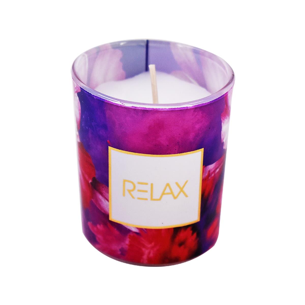 Soy Wax Scented Candle in Glass Jar (15H Burn Time) (AXW2050-B)