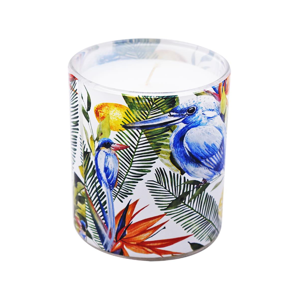 Soy Wax Scented Candle in Glass Jar (40H Burn Time) (AXW3008-B)