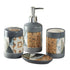 Ceramic Bathroom Accessories Set of 4 Bath Set with Soap Dispenser (8114)