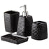 Ceramic Bathroom Accessories Set of 4 Bath Set with Soap Dispenser (8155)