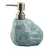 Ceramic Soap Dispenser liquid handwash pump for Bathroom, Set of 1, Blue (8156)