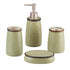 Ceramic Bathroom Accessories Set of 4 Bath Set with Soap Dispenser (8162)