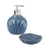 Ceramic Bathroom Accessories Set of 2 Bath Set with Soap Dispenser (8182)