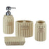 Ceramic Bathroom Accessories Set of 4 Bath Set with Soap Dispenser (8185)