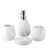 Ceramic Bathroom Accessories Set of 4 Bath Set with Soap Dispenser (8242)