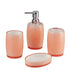 Acrylic Bathroom Accessories Set of 4 Bath Set with Soap Dispenser (8332)