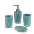 Acrylic Bathroom Accessories Set of 4 Bath Set with Soap Dispenser (8335)
