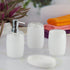 Acrylic Bathroom Accessories Set of 4 Bath Set with Soap Dispenser (8337)