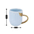 Fancy Ceramic Coffee or Tea Mug with Handle - 325ml (8054-B)
