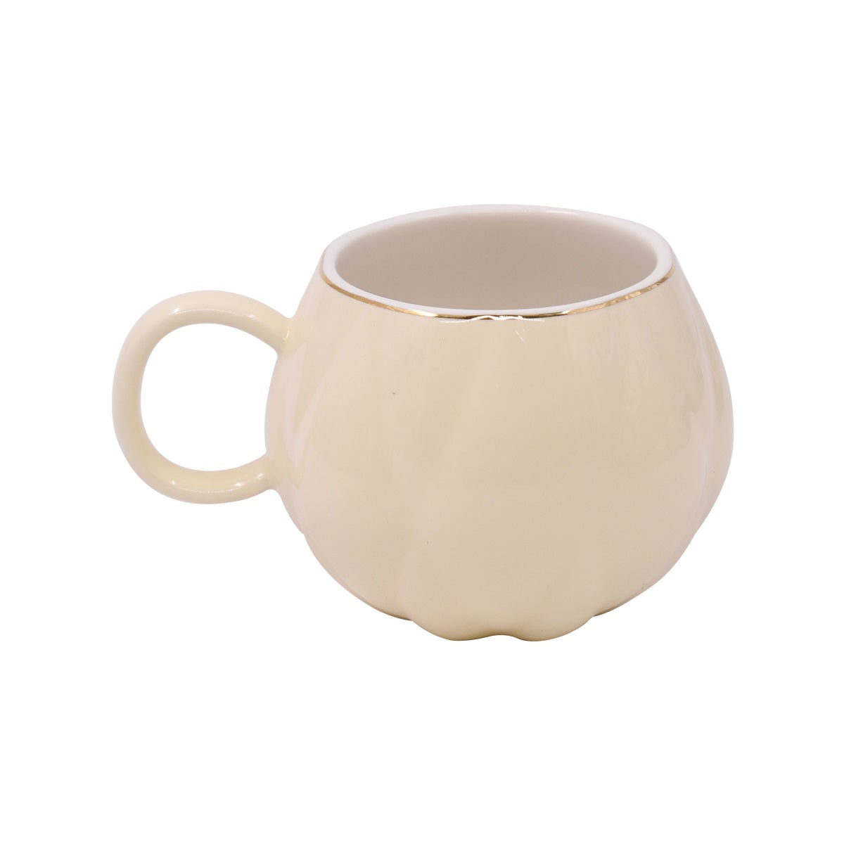 Fancy Ceramic Coffee or Tea Mug with Handle - 250ml (M-0770-B)
