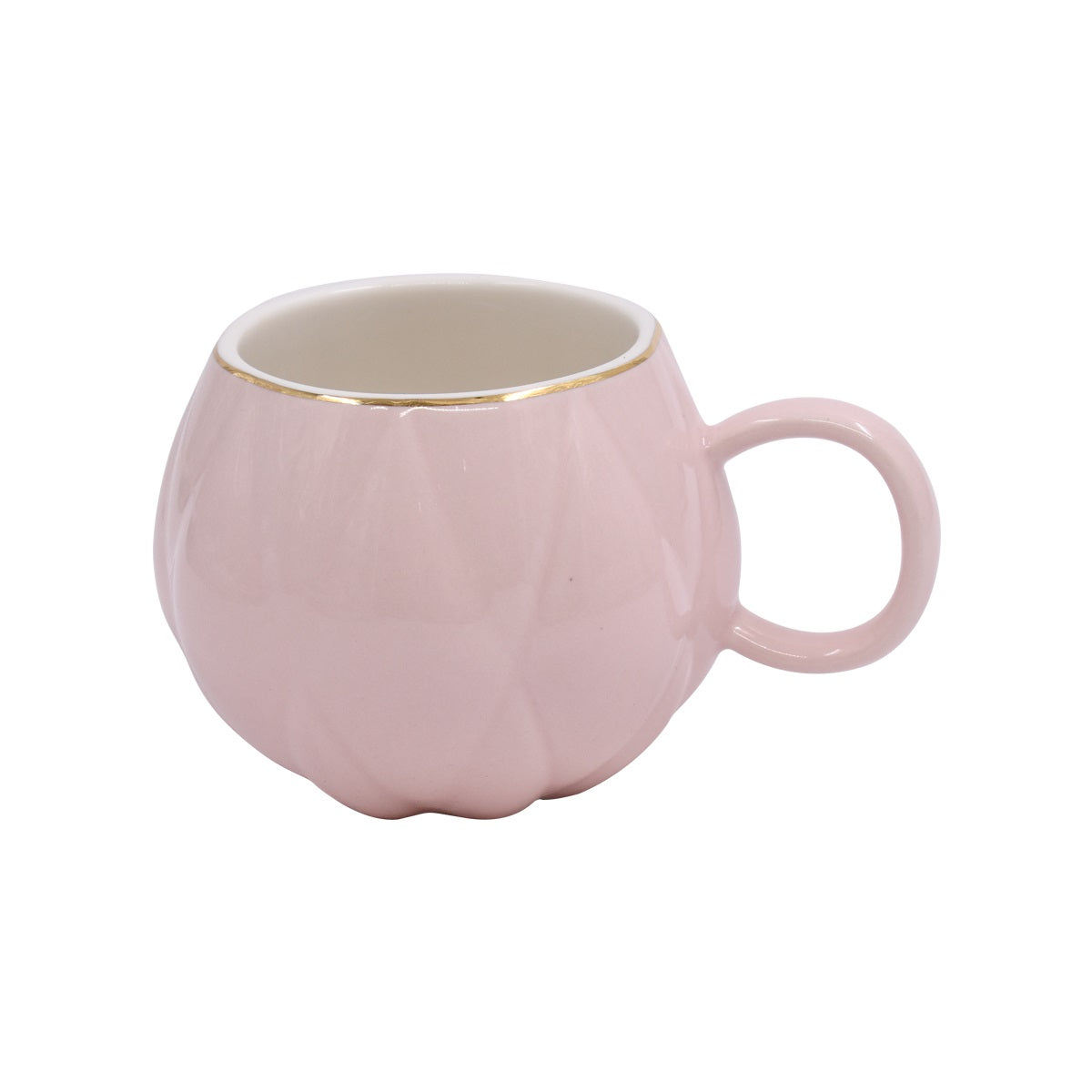 Fancy Ceramic Coffee or Tea Mug with Handle - 250ml (M-0770-D)