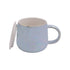 Fancy Ceramic Coffee or Tea Mug with Lid and Handle with Spoon (8435)