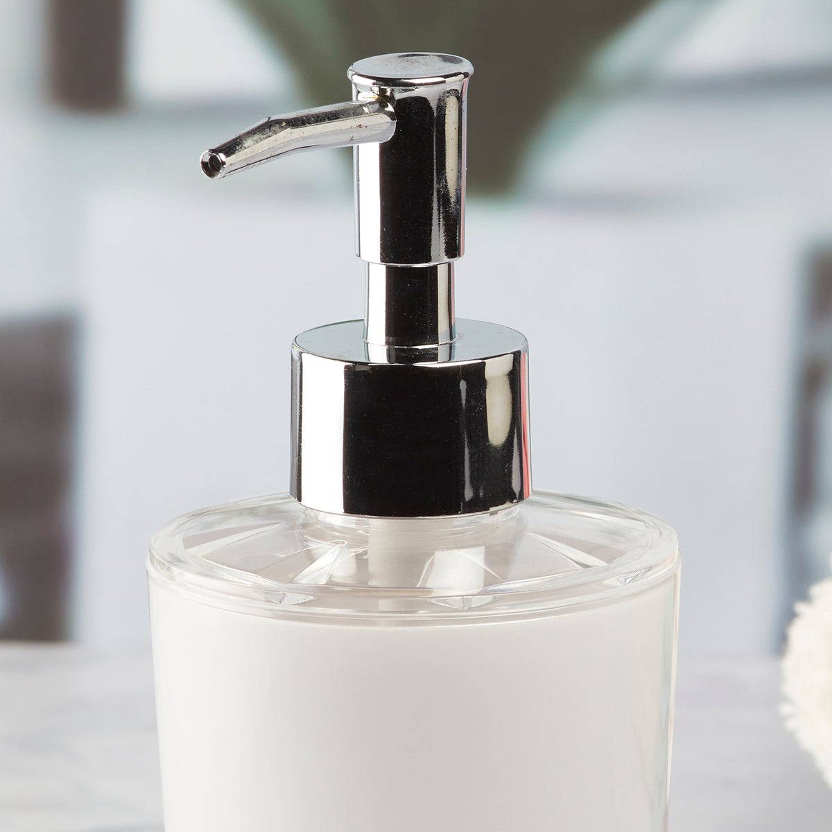 Acrylic Soap Dispenser Pump for Bathroom for Bath Gel, Lotion, Shampoo(8457)