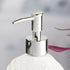 Ceramic Soap Dispenser handwash Pump for Bathroom, Set of 1, White (8464)