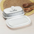 Ceramic Butter Dish Tray with Lid with 250g (8618)