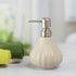 Ceramic Soap Dispenser handwash Pump for Bathroom, Set of 1, Grey (8644)