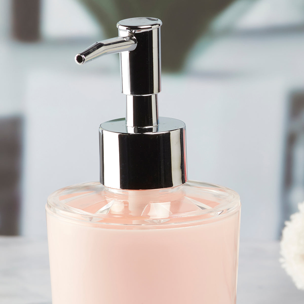 Acrylic Soap Dispenser Pump for Bathroom for Bath Gel, Lotion, Shampoo (8650)