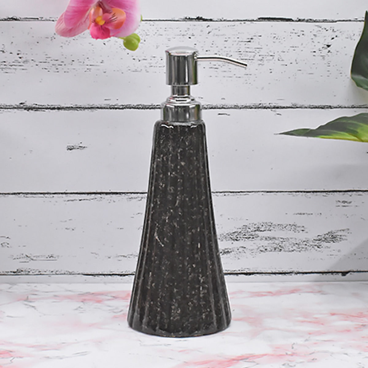 Ceramic Soap Dispenser Pump for Bathroom for Bath Gel, Lotion, Shampoo (9494)