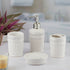 Ceramic Bathroom Accessories Set of 4 Bath Set with Soap Dispenser (9596)