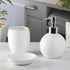 Ceramic Bathroom Accessories Set of 3 Bath Set with Soap Dispenser (9618)