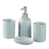 Ceramic Bathroom Accessories Set of 4 Bath Set with Soap Dispenser (9630)
