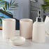 Ceramic Bathroom Accessories Set of 4 Bath Set with Soap Dispenser (9631)