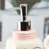 Ceramic Soap Dispenser Pump for Bathroom for Bath Gel, Lotion, Shampoo (9651)