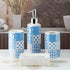 Ceramic Bathroom Accessories Set of 4 Bath Set with Soap Dispenser (9756)