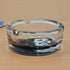 Glass Ashtray for Smokers, Printed, Round (9831)
