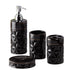 Ceramic Bathroom Accessories Set of 4 Bath Set with Soap Dispenser (9848)
