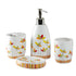 Ceramic Bathroom Accessories Set of 4 Bath Set with Soap Dispenser (9881)
