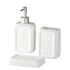 Ceramic Bathroom Accessories Set of 3 Bath Set with Soap Dispenser (9892)