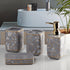 Ceramic Bathroom Accessories Set of 4 Bath Set with Soap Dispenser (9896)