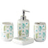 Ceramic Bathroom Accessories Set of 4 Bath Set with Soap Dispenser (9901)