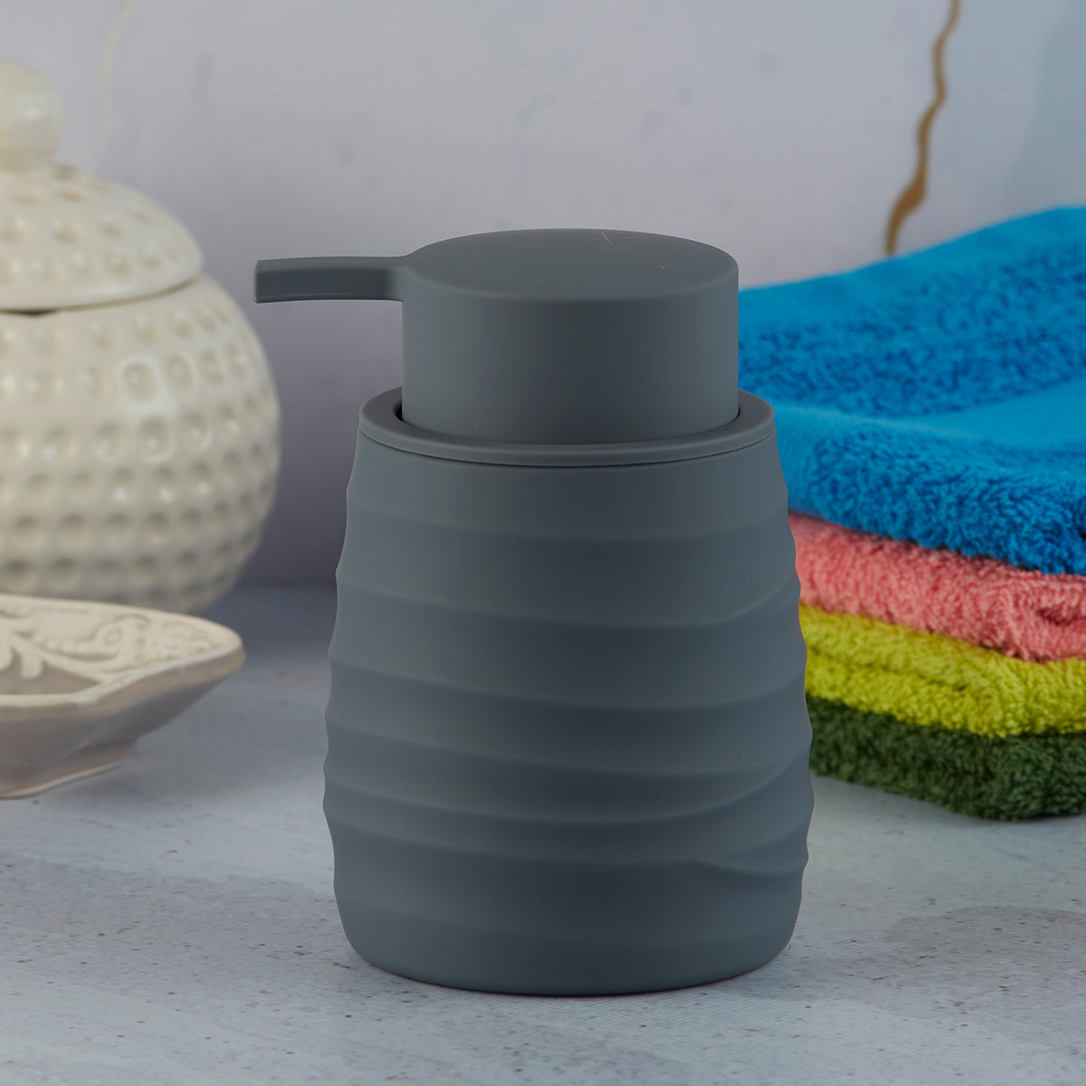 Acrylic Soap Dispenser Pump for Bathroom for Bath Gel, Lotion, Shampoo (9916)