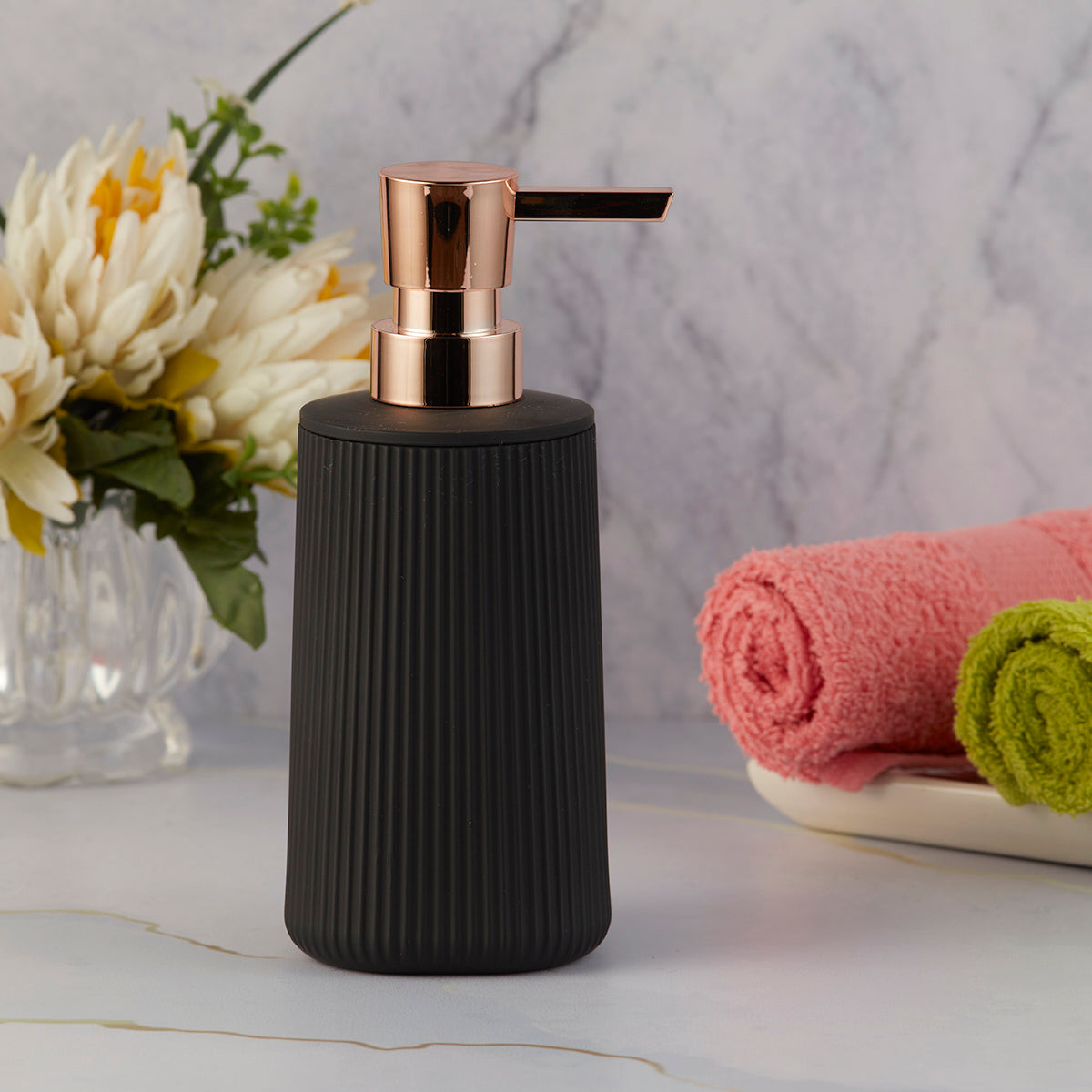 Acrylic Soap Dispenser Pump for Bathroom for Bath Gel, Lotion, Shampoo (9950)