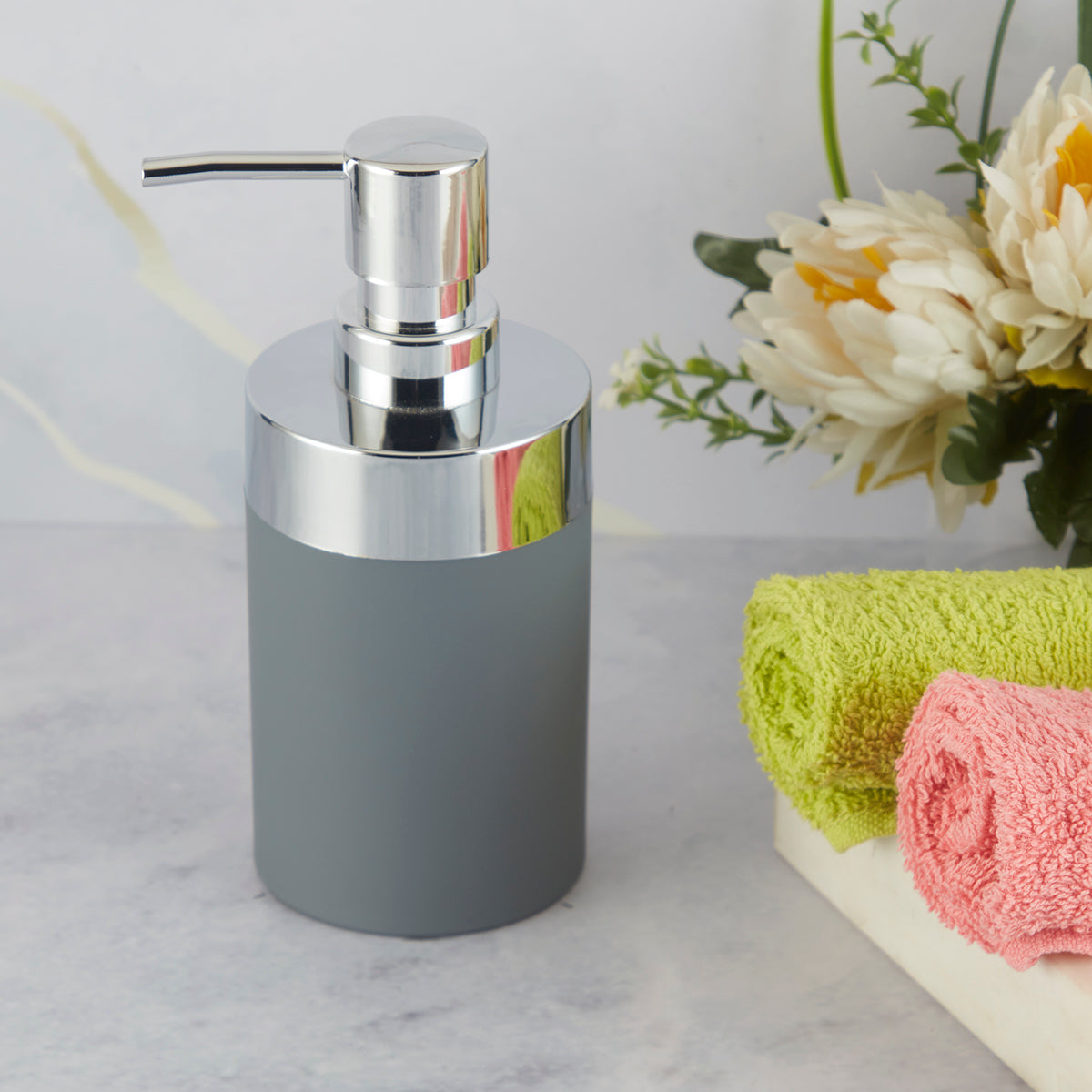Acrylic Soap Dispenser Pump for Bathroom for Bath Gel, Lotion, Shampoo (9956)
