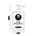 Acrylic Soap Dispenser Pump for Bathroom for Bath Gel, Lotion, Shampoo (10016)