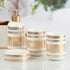 Ceramic Bathroom Accessories Set of 4 Bath Set with Soap Dispenser (10070)