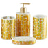 Ceramic Bathroom Accessories Set of 4 Bath Set with Soap Dispenser (10084)